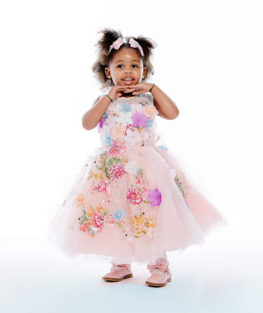 Pastel Garden Tulle Dress